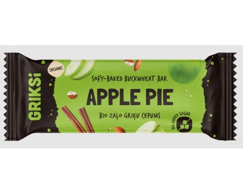 Zaļo griķu cepums ar āboliem un kanēli BIO 35g