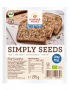 Pilngraudu-sēklu maize, tumšā, šķēles BIO 275g