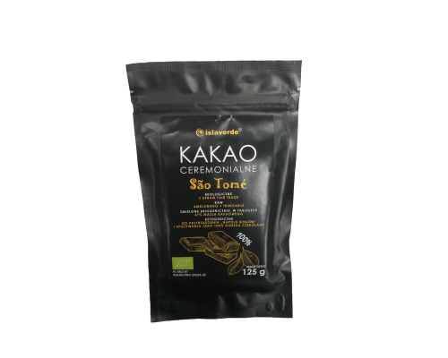 Ceremoniālais kakao no Santome (São Tomé) BIO 125g