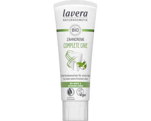Zobu pasta Complete Care ar piparmētru ar fluorīdu BIO 75ml
