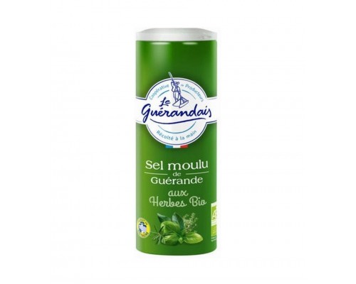 Pelēkais jūras sāls ar garšaugiem BIO 350g