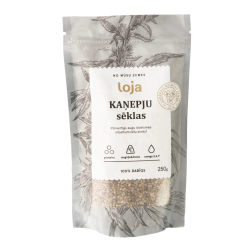 Kaņepju sēklas, nelobītas BIO 250g