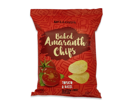 Amaranta čipsi, tomātu - bazilika 65g