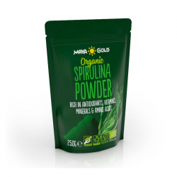 Spirulīnas pulveris BIO 250g