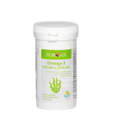 Omega-3 vegan kapsulas (1700mg dienas devā) 80kaps.