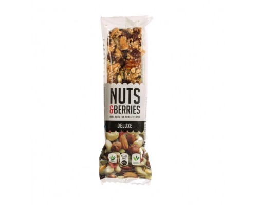 Riekstu batoniņš Deluxe BIO 40g