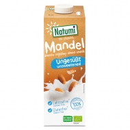 Mandeļu dzēriens, nesaldināts (mandeles 4%) BIO 1l