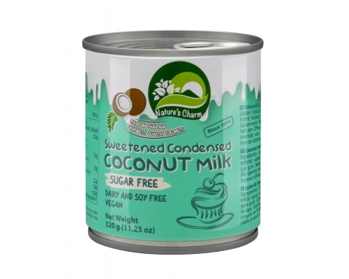 Kokosriekstu iebiezināts krēms bez cukura 320g