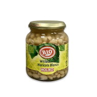 Baltās pupiņas, konservētas, stikls BIO 340g