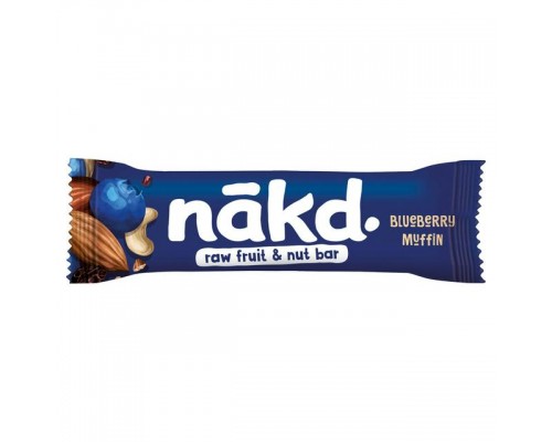 Augļu un riekstu batoniņš melleņu mafins 35g