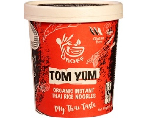 Tom Yum Instant Thai rīsu nūdeles BIO 75g