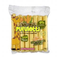 Kukurūzas-prosas pufi, nūjiņas BIO 60g