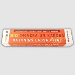 Ingvera un karoba batoniņš Labsajūtai BIO 45g