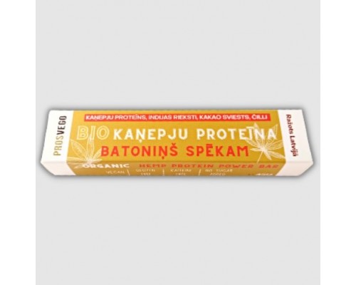 Kaņepju proteīna batoniņš Spēkam BIO 45g