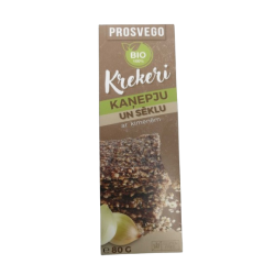 Kaņepju krekeri BIO 80g