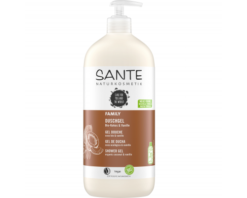 Dušas želeja ar kokosriekstu un vaniļu BIO 950ml