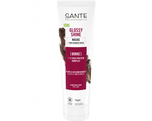 Glossy Shine matu maska ar bērzu lapu ekstraktu BIO 150ml