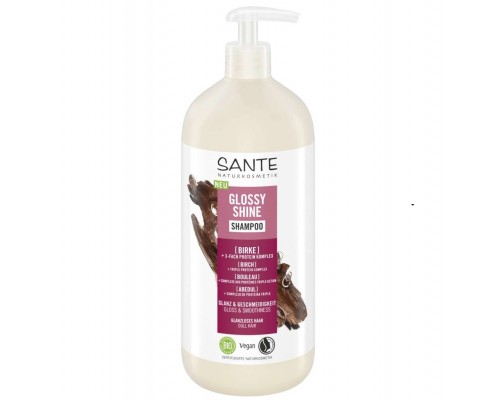 Šampūns spīdumam Glossy Shine ar bērzu lapu ekstraktu BIO 950ml