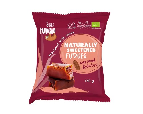 Karameļu un dateļu fadža konfektes BIO 150g
