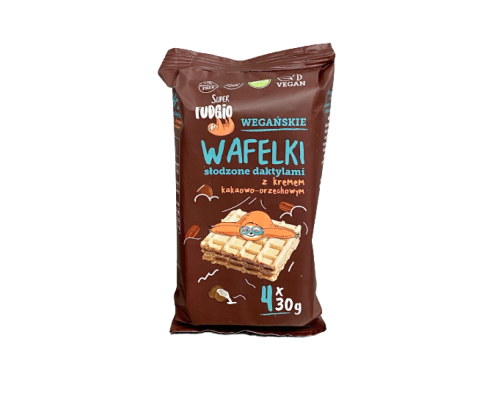 Vafeles ar kakao-riekstu krēmu, bez cukura BIO 120g