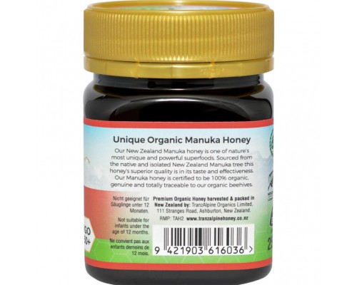 Manuka medus MGO 550+ (UMF 15+) BIO 250g