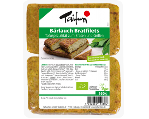 Tofu filejas ar meža ķiplokiem BIO 160g