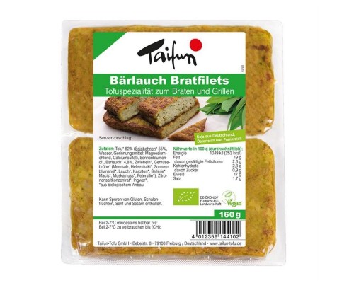 Tofu filejas meža ķiploku BIO 160g