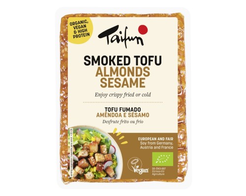 Tofu, kūpināts ar mandelēm un sezamu BIO 200g