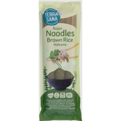 Brūno rīsu nūdeles ar wakame jūrasszālēm BIO 250g