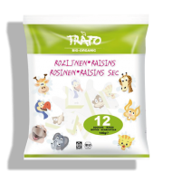 Rozīnes bērniem, iepakotas 12 kastītēs BIO 140g