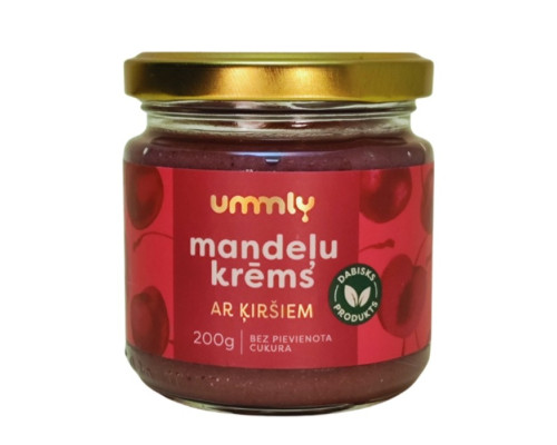 Mandeļu krēms ar ķiršiem 200g