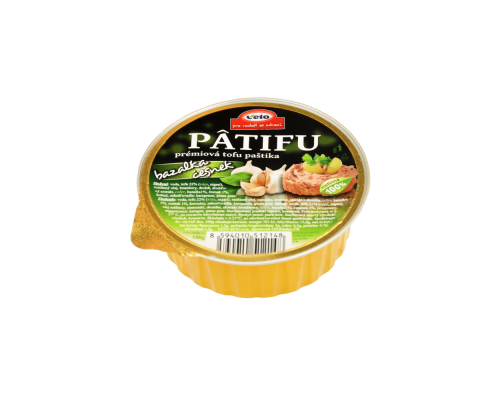 Pastēte PATIFU ar baziliku un ķiploku 100g