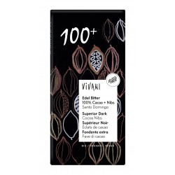 Tumšā šokolāde 100% BIO 80g