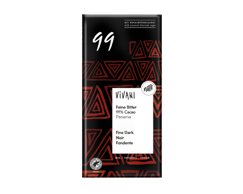 Tumšā šokolāde 99% BIO 80g