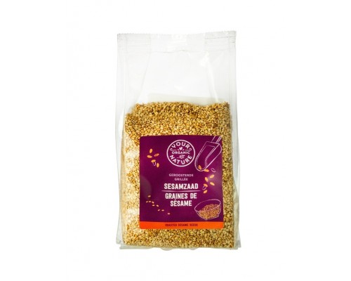 Sezama sēklas, baltās, nelobītas, grauzdētas BIO 200g