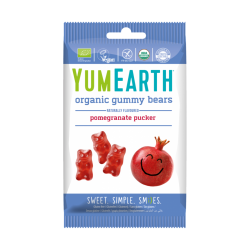 Gumijas lācīši ar granātābolu garšu BIO YUMEARTH 50g