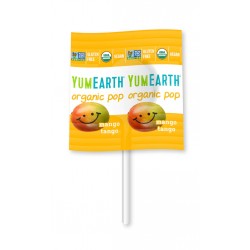 Konfekte uz kociņa ar mango garšu BIO YUMEARTH 6.2g