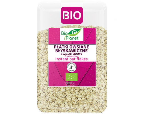 Auzu pārslas, ātri vārāmās, bezglutēna BIO 1kg