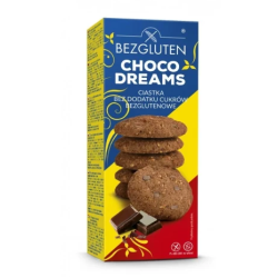 Šokolādes cepumi "Choco Dreams", bez pievienota cukura, bezglutēna 110g