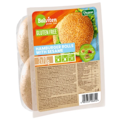 Hamburgeru maizītes ar sezama sēklām, bezglutēna 140g