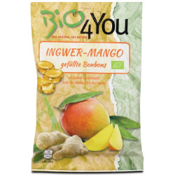 Konfektes ar ingvera - mango pildījumu BIO 75g