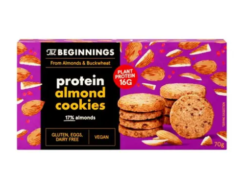 Mandeļu proteīna cepumi 70g