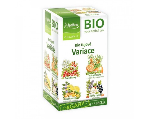Tēju asorti (4 tēju veidi) BIO 20x1,5g