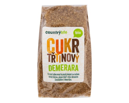 Cukurniedru cukurs Demerara BIO 500g