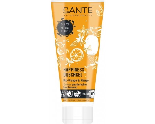 Dušas želeja "Happiness" ar apelsīniem & mango BIO 200ml