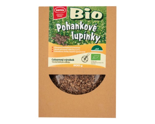 Griķu kraukšķīgās brokastu pārslas BIO 200g