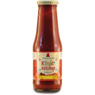 Kečups bērniem, saldināts ar ābolu sulu, bez cukura BIO 500ml (stikls)