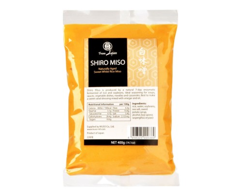 Shiro, balto rīsu miso  400g
