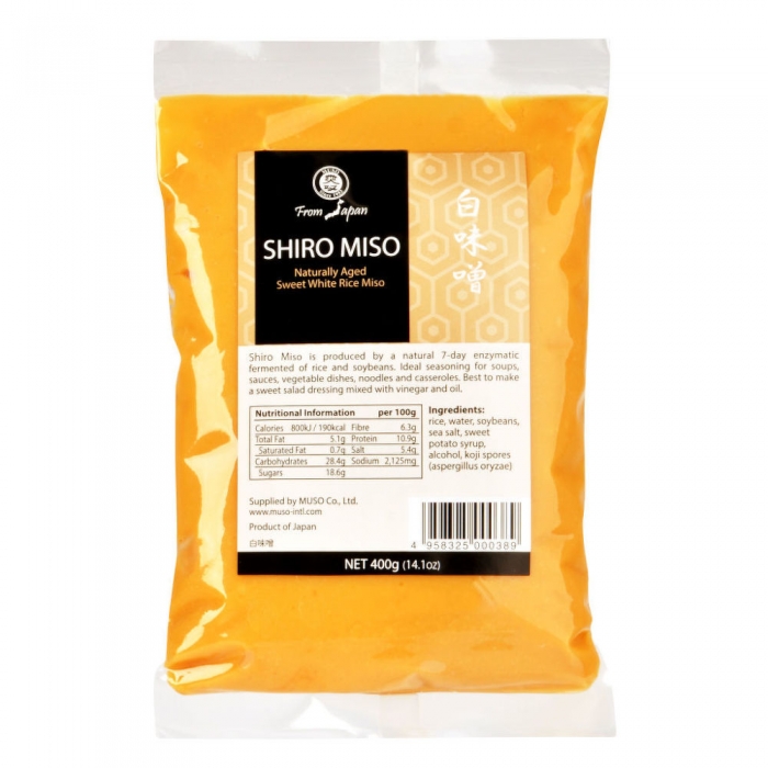 Shiro, balto rīsu miso  400g