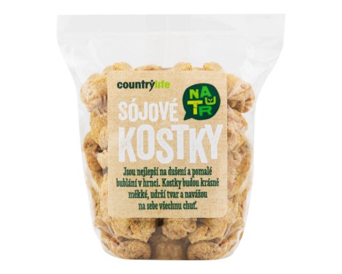 Teksturētas sojas kubiciņi 100g